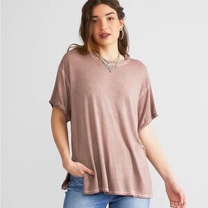 Buckle White Crow Oversized Top